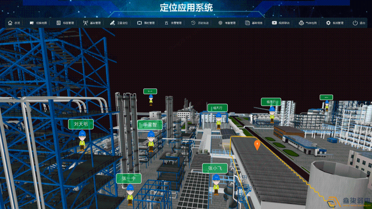 化工厂人员定位解决方案